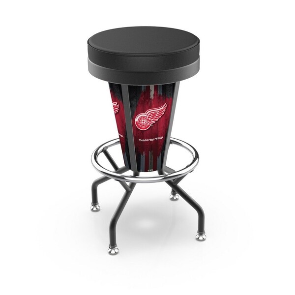 Lighted Detroit Red Wings 30" Swivel Bar Stool